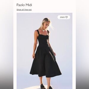Free People Paolo Midi Dress